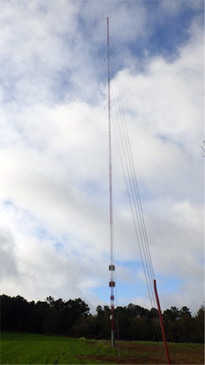 Le mât de mesure le mât de mesure